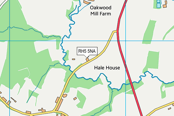 RH5 5NA map - OS VectorMap District (Ordnance Survey) RH5 5NA map - OS VectorMap District (Ordnance Survey)