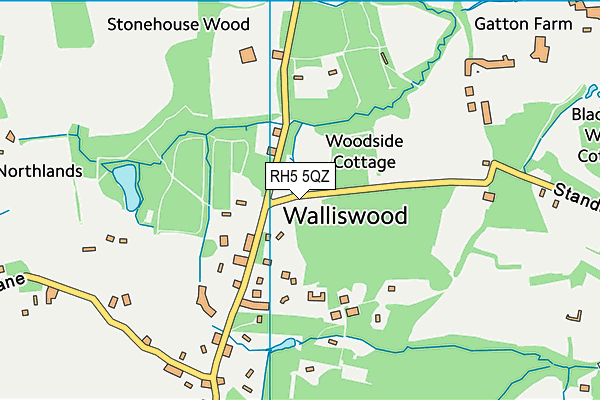 RH5 5QZ map - OS VectorMap District (Ordnance Survey) RH5 5QZ map - OS VectorMap District (Ordnance Survey)