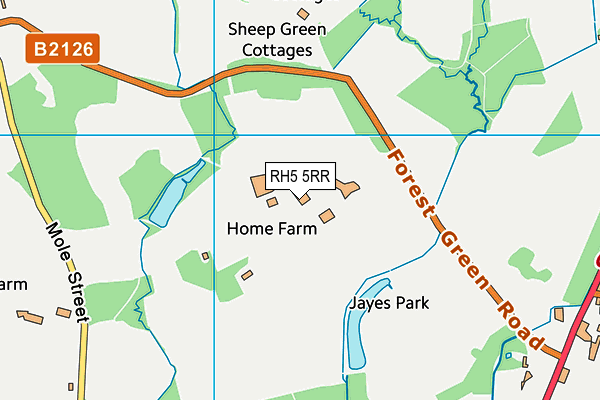 RH5 5RR map - OS VectorMap District (Ordnance Survey) RH5 5RR map - OS VectorMap District (Ordnance Survey)