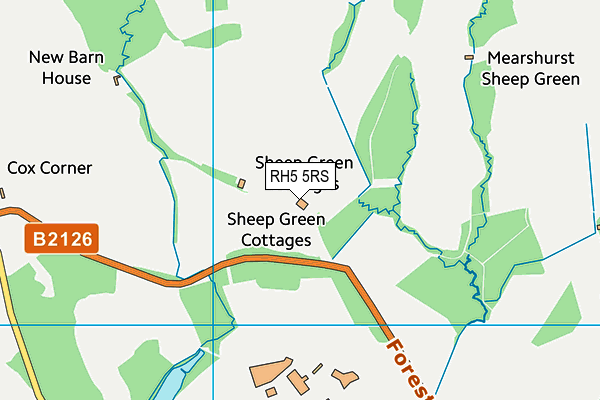 RH5 5RS map - OS VectorMap District (Ordnance Survey) RH5 5RS map - OS VectorMap District (Ordnance Survey)