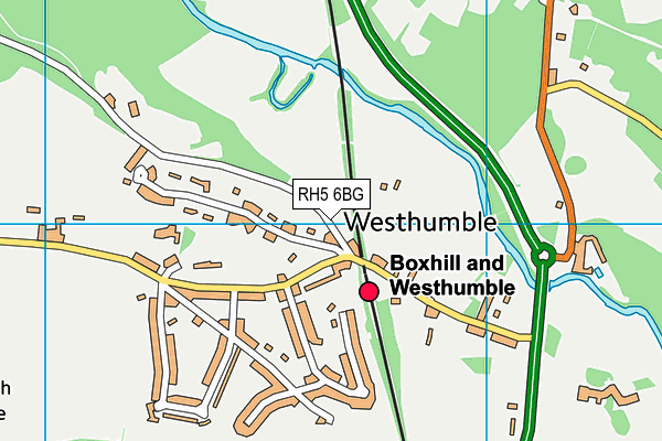 RH5 6BG map - OS VectorMap District (Ordnance Survey) RH5 6BG map - OS VectorMap District (Ordnance Survey)