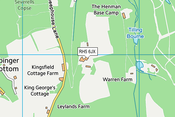 RH5 6JX map - OS VectorMap District (Ordnance Survey) RH5 6JX map - OS VectorMap District (Ordnance Survey)