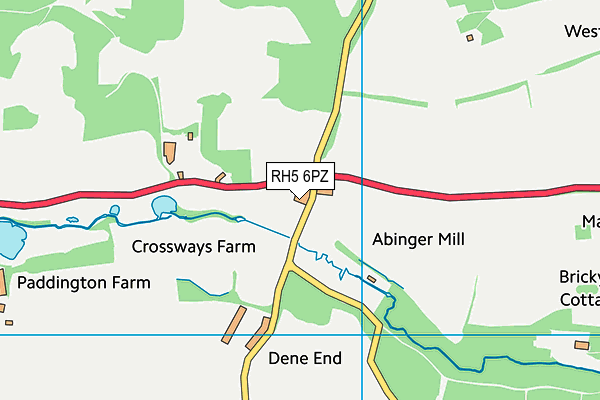 RH5 6PZ map - OS VectorMap District (Ordnance Survey) RH5 6PZ map - OS VectorMap District (Ordnance Survey)
