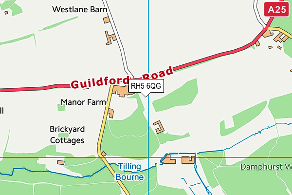 RH5 6QG map - OS VectorMap District (Ordnance Survey) RH5 6QG map - OS VectorMap District (Ordnance Survey)