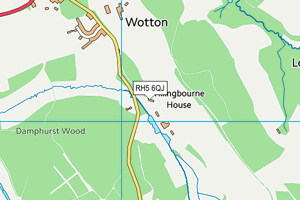 RH5 6QJ map - OS VectorMap District (Ordnance Survey) RH5 6QJ map - OS VectorMap District (Ordnance Survey)