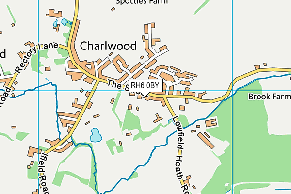 RH6 0BY map - OS VectorMap District (Ordnance Survey) RH6 0BY map - OS VectorMap District (Ordnance Survey)