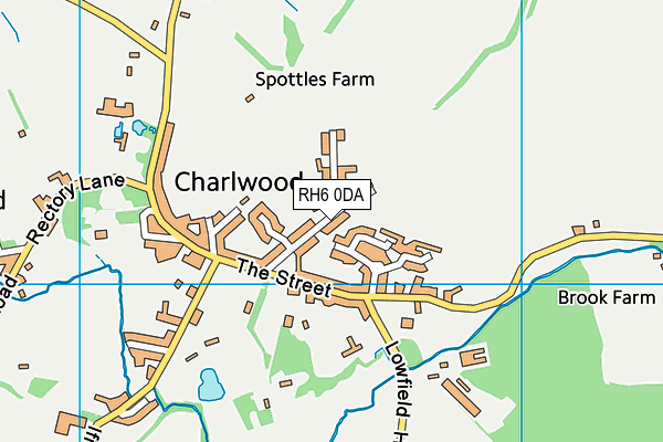 RH6 0DA map - OS VectorMap District (Ordnance Survey) RH6 0DA map - OS VectorMap District (Ordnance Survey)