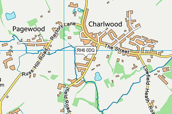 RH6 0DQ map - OS VectorMap District (Ordnance Survey) RH6 0DQ map - OS VectorMap District (Ordnance Survey)