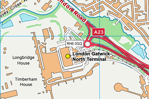 RH6 0GQ map - OS VectorMap District (Ordnance Survey) RH6 0GQ map - OS VectorMap District (Ordnance Survey)