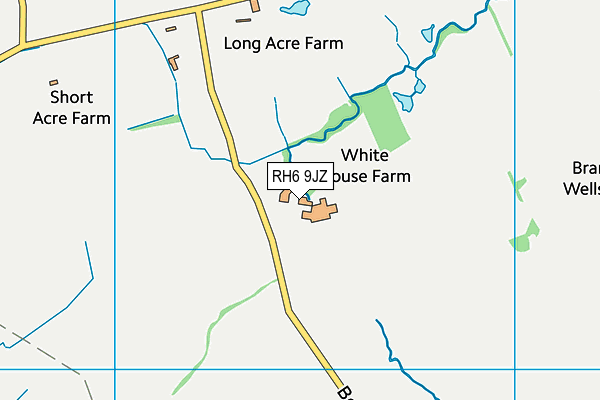 RH6 9JZ map - OS VectorMap District (Ordnance Survey) RH6 9JZ map - OS VectorMap District (Ordnance Survey)