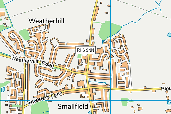 RH6 9NN map - OS VectorMap District (Ordnance Survey) RH6 9NN map - OS VectorMap District (Ordnance Survey)
