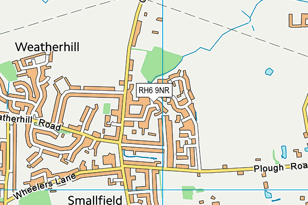 RH6 9NR map - OS VectorMap District (Ordnance Survey) RH6 9NR map - OS VectorMap District (Ordnance Survey)
