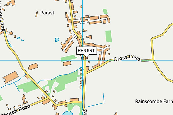 RH6 9RT map - OS VectorMap District (Ordnance Survey) RH6 9RT map - OS VectorMap District (Ordnance Survey)