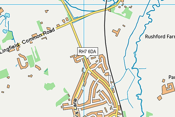 RH7 6DA map - OS VectorMap District (Ordnance Survey) RH7 6DA map - OS VectorMap District (Ordnance Survey)