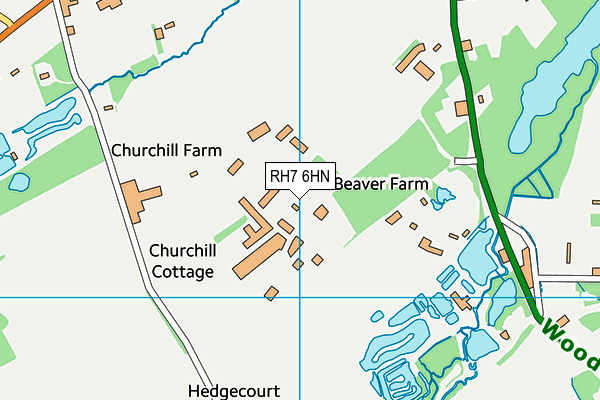 RH7 6HN map - OS VectorMap District (Ordnance Survey) RH7 6HN map - OS VectorMap District (Ordnance Survey)