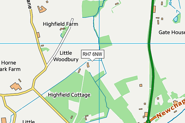 RH7 6NW map - OS VectorMap District (Ordnance Survey) RH7 6NW map - OS VectorMap District (Ordnance Survey)