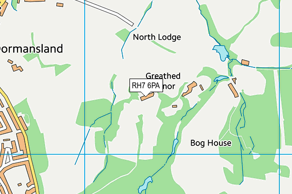 RH7 6PA map - OS VectorMap District (Ordnance Survey) RH7 6PA map - OS VectorMap District (Ordnance Survey)