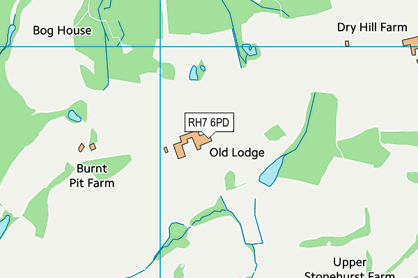 RH7 6PD map - OS VectorMap District (Ordnance Survey) RH7 6PD map - OS VectorMap District (Ordnance Survey)