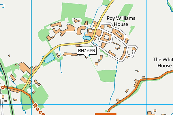 RH7 6PN map - OS VectorMap District (Ordnance Survey) RH7 6PN map - OS VectorMap District (Ordnance Survey)