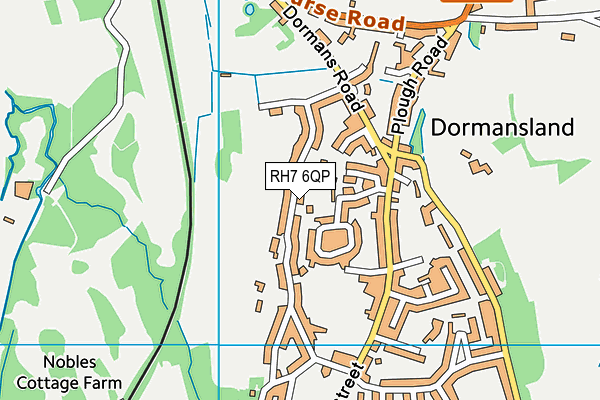 RH7 6QP map - OS VectorMap District (Ordnance Survey) RH7 6QP map - OS VectorMap District (Ordnance Survey)