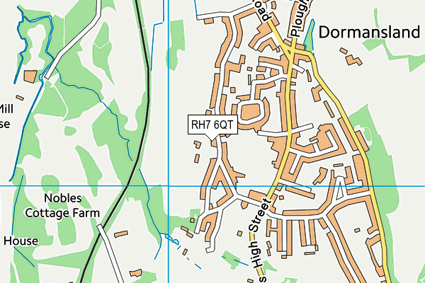 RH7 6QT map - OS VectorMap District (Ordnance Survey) RH7 6QT map - OS VectorMap District (Ordnance Survey)
