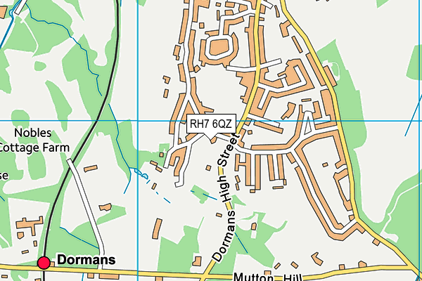 RH7 6QZ map - OS VectorMap District (Ordnance Survey) RH7 6QZ map - OS VectorMap District (Ordnance Survey)