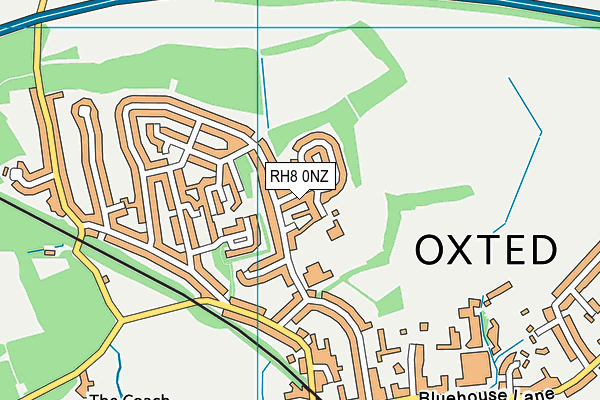 RH8 0NZ map - OS VectorMap District (Ordnance Survey) RH8 0NZ map - OS VectorMap District (Ordnance Survey)