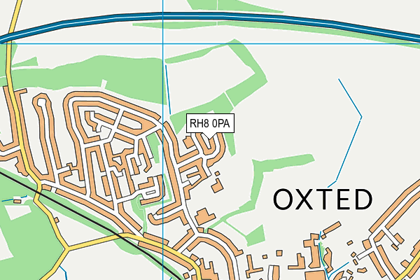 RH8 0PA map - OS VectorMap District (Ordnance Survey) RH8 0PA map - OS VectorMap District (Ordnance Survey)