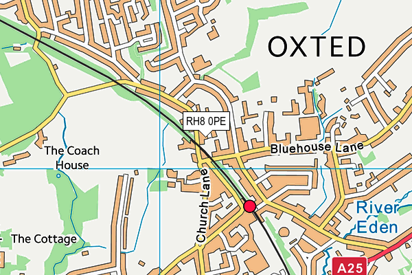 RH8 0PE map - OS VectorMap District (Ordnance Survey) RH8 0PE map - OS VectorMap District (Ordnance Survey)