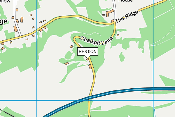 RH8 0QN map - OS VectorMap District (Ordnance Survey) RH8 0QN map - OS VectorMap District (Ordnance Survey)