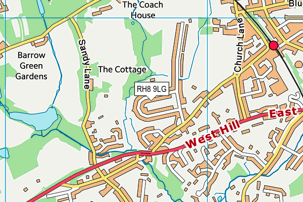 RH8 9LG map - OS VectorMap District (Ordnance Survey) RH8 9LG map - OS VectorMap District (Ordnance Survey)