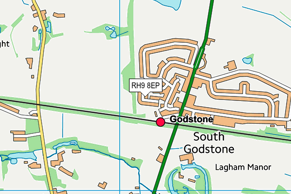 RH9 8EP map - OS VectorMap District (Ordnance Survey) RH9 8EP map - OS VectorMap District (Ordnance Survey)