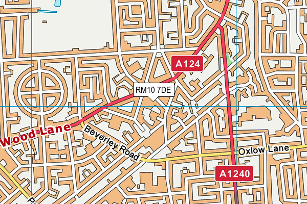 RM10 7DE map - OS VectorMap District (Ordnance Survey) RM10 7DE map - OS VectorMap District (Ordnance Survey)