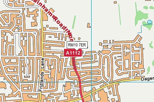 RM10 7ER map - OS VectorMap District (Ordnance Survey) RM10 7ER map - OS VectorMap District (Ordnance Survey)
