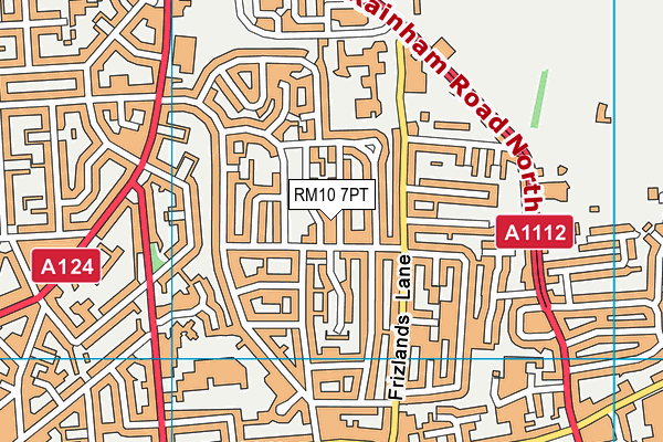 RM10 7PT map - OS VectorMap District (Ordnance Survey) RM10 7PT map - OS VectorMap District (Ordnance Survey)