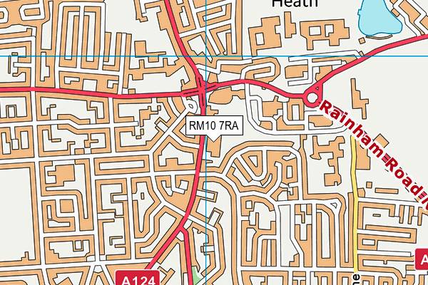 RM10 7RA map - OS VectorMap District (Ordnance Survey) RM10 7RA map - OS VectorMap District (Ordnance Survey)