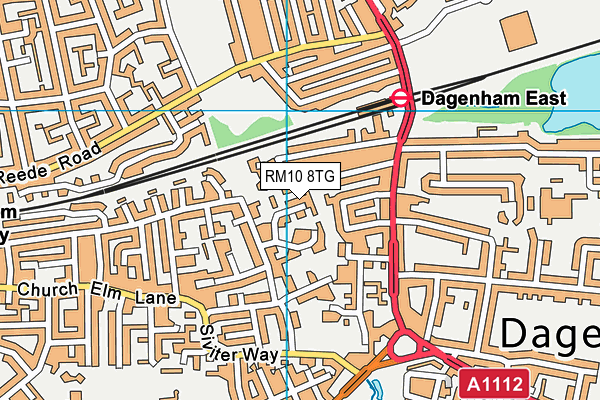 RM10 8TG map - OS VectorMap District (Ordnance Survey) RM10 8TG map - OS VectorMap District (Ordnance Survey)