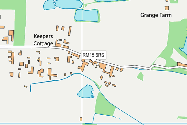 RM15 6RS map - OS VectorMap District (Ordnance Survey) RM15 6RS map - OS VectorMap District (Ordnance Survey)