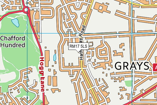 RM17 5LS map - OS VectorMap District (Ordnance Survey) RM17 5LS map - OS VectorMap District (Ordnance Survey)