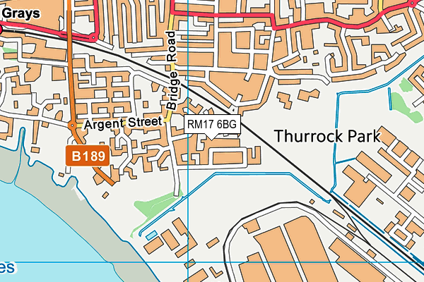 RM17 6BG map - OS VectorMap District (Ordnance Survey) RM17 6BG map - OS VectorMap District (Ordnance Survey)