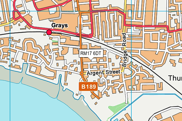 RM17 6DT map - OS VectorMap District (Ordnance Survey) RM17 6DT map - OS VectorMap District (Ordnance Survey)