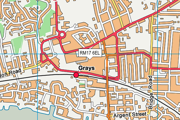 RM17 6EL map - OS VectorMap District (Ordnance Survey) RM17 6EL map - OS VectorMap District (Ordnance Survey)