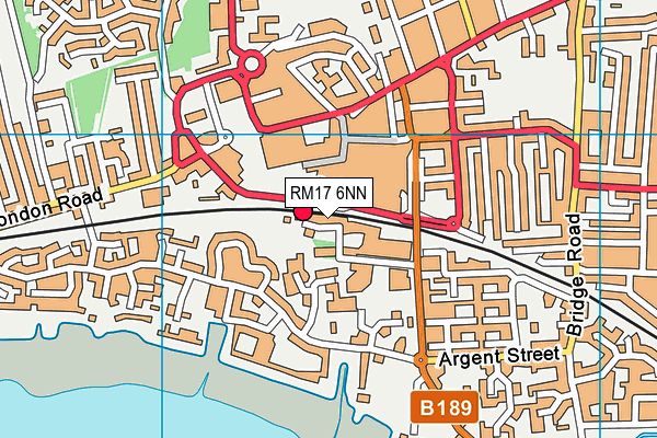 RM17 6NN map - OS VectorMap District (Ordnance Survey) RM17 6NN map - OS VectorMap District (Ordnance Survey)
