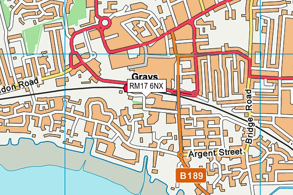 RM17 6NX map - OS VectorMap District (Ordnance Survey) RM17 6NX map - OS VectorMap District (Ordnance Survey)