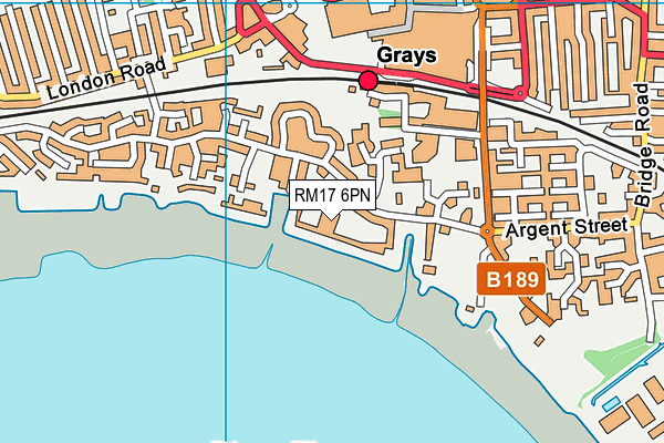 RM17 6PN map - OS VectorMap District (Ordnance Survey) RM17 6PN map - OS VectorMap District (Ordnance Survey)