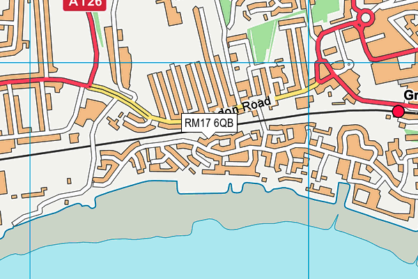 RM17 6QB map - OS VectorMap District (Ordnance Survey) RM17 6QB map - OS VectorMap District (Ordnance Survey)