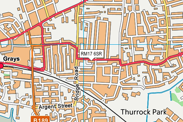 RM17 6SR map - OS VectorMap District (Ordnance Survey) RM17 6SR map - OS VectorMap District (Ordnance Survey)