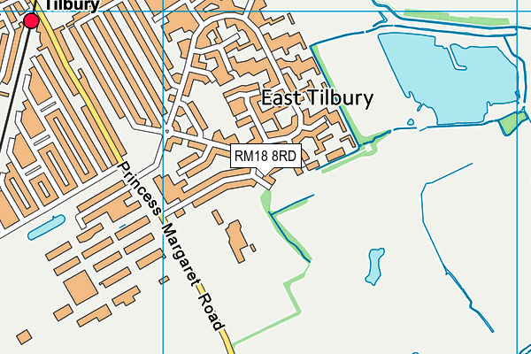 RM18 8RD map - OS VectorMap District (Ordnance Survey) RM18 8RD map - OS VectorMap District (Ordnance Survey)