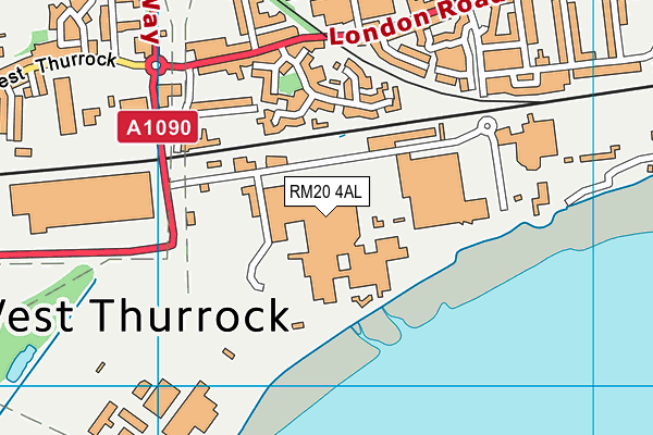 RM20 4AL map - OS VectorMap District (Ordnance Survey) RM20 4AL map - OS VectorMap District (Ordnance Survey)