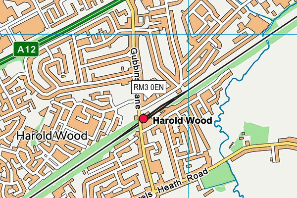 RM3 0EN map - OS VectorMap District (Ordnance Survey) RM3 0EN map - OS VectorMap District (Ordnance Survey)